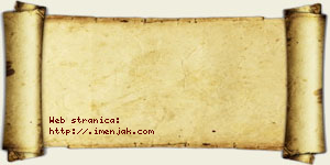 Jovana Kaloper vizit kartica